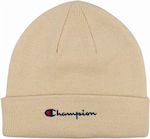 Champion Beanie Unisex Σκούφος Πλεκτός σε Μπεζ ...