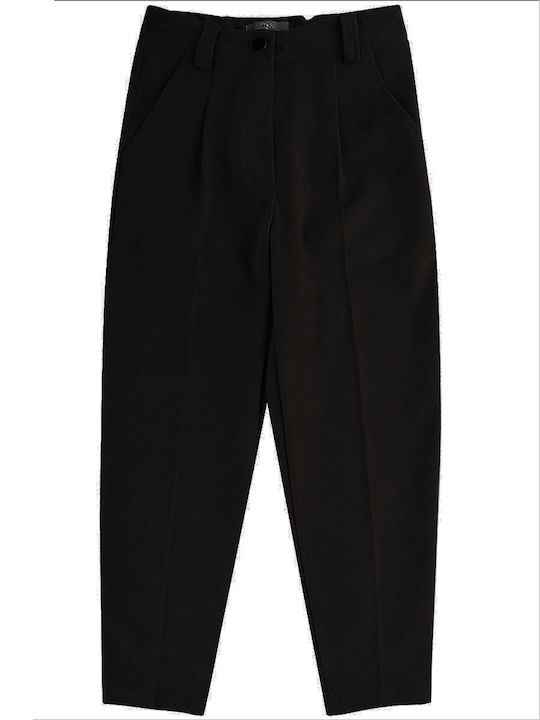 Pantaloni din Material Textil pentru Copii Negru