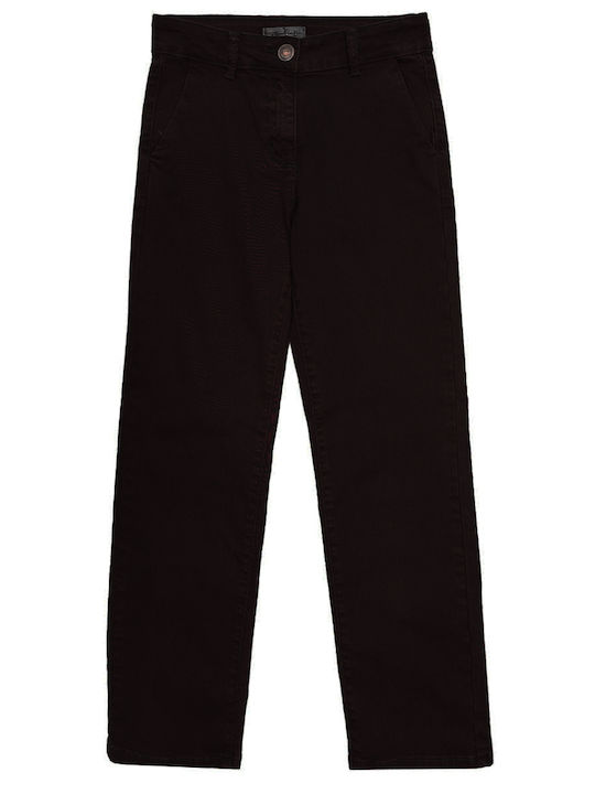 Kids' Fabric Pants Black