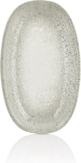 By Bone Servierplatte Oval aus Porzellan Weiß 24x14.5cm 12Stück