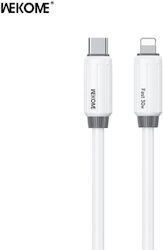 WK Wdc-29 USB-C to Lightning Cable 30W Λευκό 1m