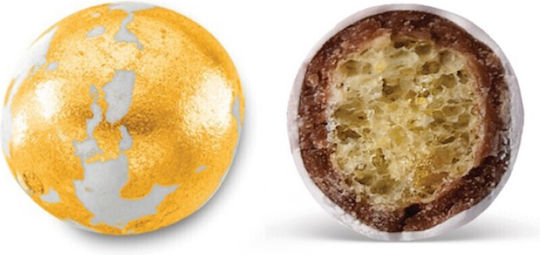 Karamanis Crispy Κουφέτα Crispy Choco Balls Splash σε Σχήμα Στρογγυλό με Γεύση Σοκολάτα Χρυσό 700gr