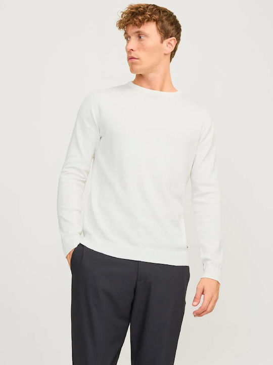 Jack & Jones Πουλόβερ Μακρυμάνικο Cloud Dancer