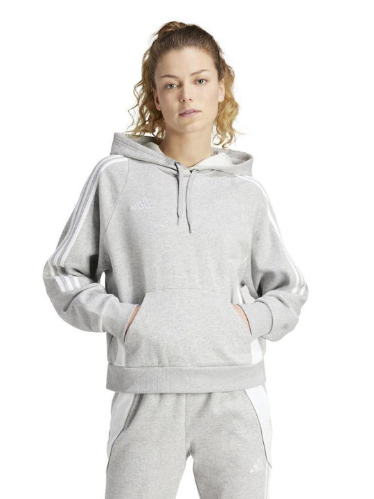 adidas Women's Hooded Sweatshirt Grey Heather