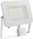 Fos me Προβολέας LED 50W Ψυχρό Λευκό 6500K με Αισθητήρα Κίνησης