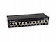 Equip Patch Panel cat6a Black