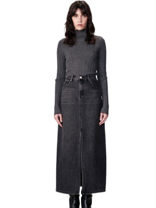 Grace & Mila Denim Skirt Noir