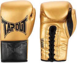 Tapout Mănuși de Box din Piele pentru Competiție Aurii