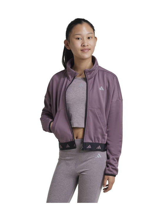 Αθλητική Παιδική Ζακέτα Fleece Μωβ