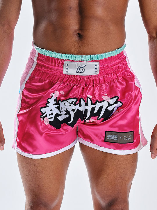 Elion Bărbați Shorts Kick/Thai Boxing Roz