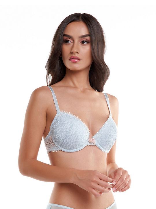 Miss Rosy Daydream Push Up Bra Baby Blue