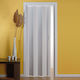 Ușă de interior acordeon PVC 88-99x215cm alb 21-16-521 PVC alb