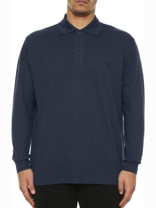 Polo Μπλούζα Μακρυμάνικη Navy Μπλε