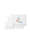 Interbaby Baby Sheets Set Crib Cotton Fitted white/beige White 115x175cm 3pcs