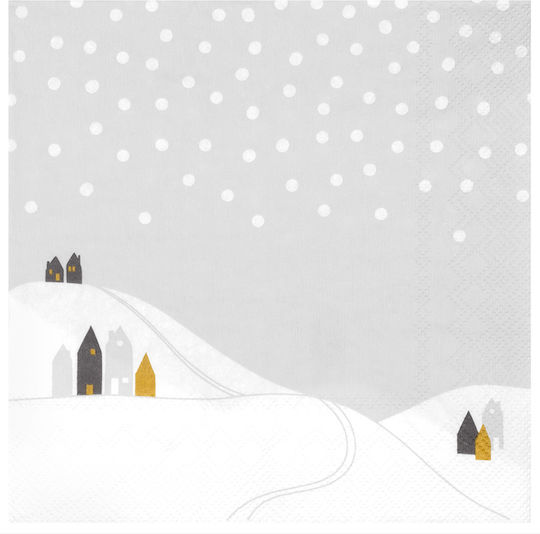 Raeder Set of Christmas Napkins L33xW33cm. 20pcs