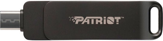 Patriot Rage R550 512GB USB 2.0 Stick με σύνδεση USB-A & USB-C Μαύρο