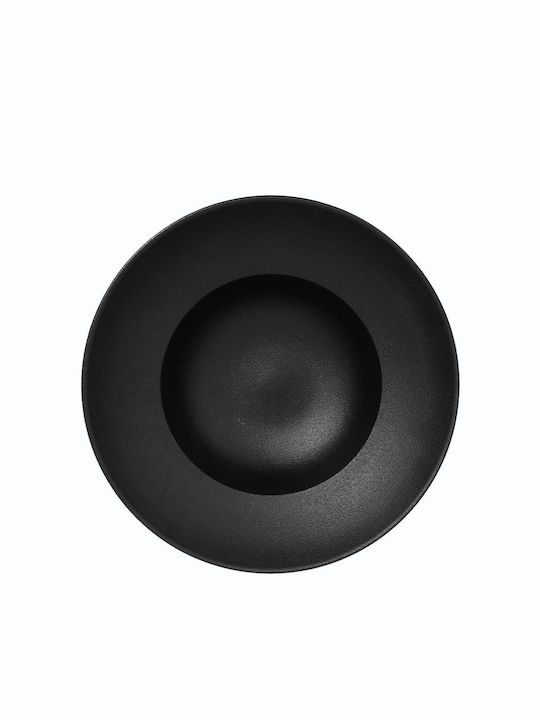 Rak Porcelain Neofusion Πιάτο Βαθύ από Πορσελάνη Μαύρο με Διάμετρο 26cm