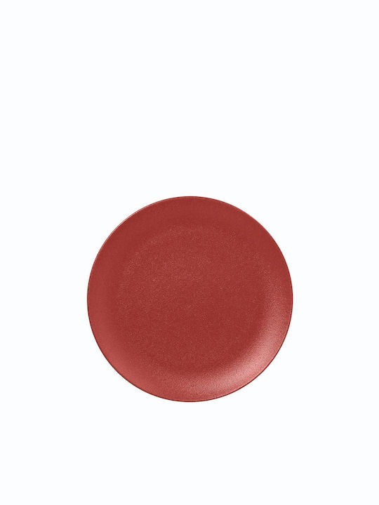 Rak Porcelain Neofusion Plate Desert made of Porcelain Red with Diameter 21cm