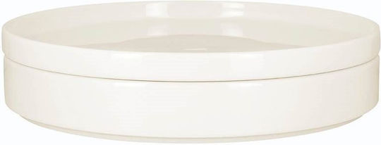 Rak Porcelain Чиния Плитко от Порцелан Бял с Диаметър 23см