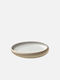 Playground Servierplatte aus Beige Porzellan 26cm