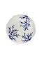 Modigliani Plate Shallow Ceramic White with Diameter 28cm