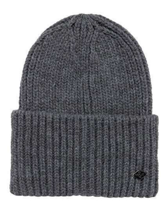 Beanie Γυναικείος Σκούφος Πλεκτός σε Γκρι χρώμα