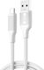 XO USB 2.0 Cable USB-C male - USB-A 15W Λευκό 1m 16.005.0326