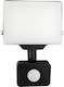 Led Projector Orno 20w Pir 1600lm Ip44 4000k Aluminum + Polycarbonate White Black