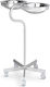 Stainless Steel Double Basin Stand D-80 for Hospital Use 70x35x80 Cm