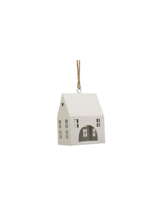 Hanging Ornament House White