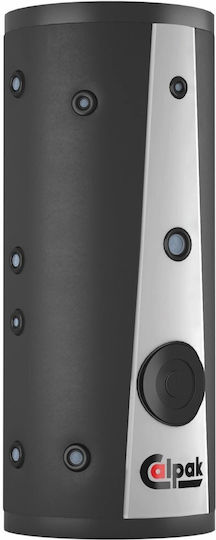 Calpak Boiler Λεβητοστασίου Glass 200lt με δύο Εναλλάκτες Διπλής Ενέργειας
