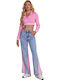 Women's Jean Trousers Blue, Pink