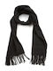 Verde Women's Wool Scarf Black