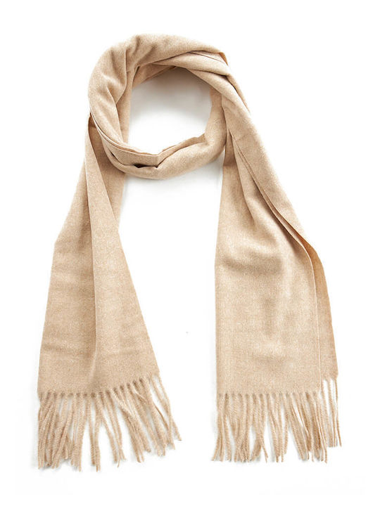 Verde Women's Wool Scarf Beige