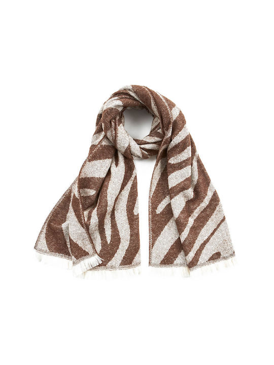 Verde Women's Wool Scarf Brown