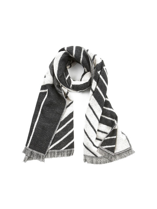 Verde Women's Wool Scarf Black