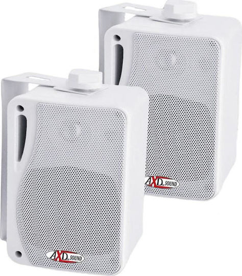 AXD Sound Παθητικά Επιτοίχια Ηχεία 160W (Ζεύγος) Λευκά TE5405W