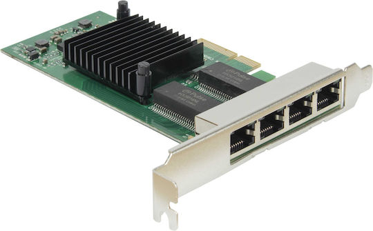 Интер-тех гигабитов PCIe мрежов адаптер Argus ST-7238 X4 I350 чипове