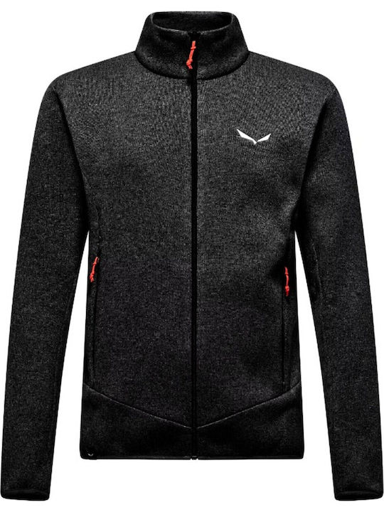 Salewa Polarlite Ανδρική Ζακέτα Fleece Μαύρο