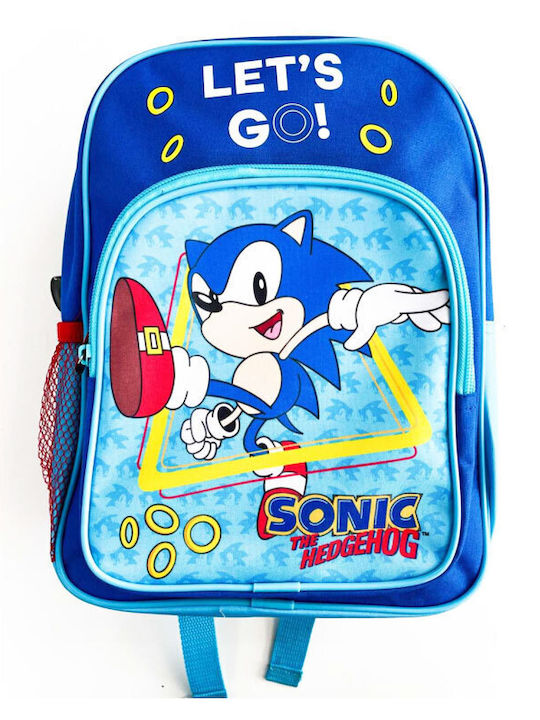 Setino Kindergarten Backpack School Bag with Water Bottle Holder Blue 25 x 8 x 32cm Setino