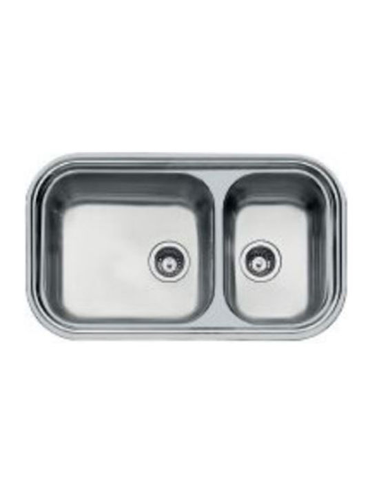 Foster Big Bowl 1662001S Drop-In Мивка Десен Inox Ш86xД50см Сребрист