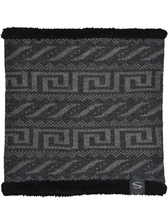 Ανδρικό Κασκόλ Λαιμού Fleece Γκρι