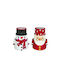 AGC Christmas Figure Box Height 20cm 2pcs (Μiscellaneous Designs/Colors)