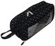 Manta Pencil Case with 3 Compartments Black