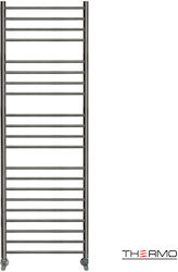 Thermo 380-BEL15050-411 Πετσετοκρεμάστρα Μπάνιου 150x50 344kcal/h Ασημί