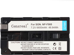 Censreal Μπαταρία Συμβατή Sony Np-f960/970 Camera Led