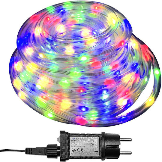 Φωτοσωλήνας 200 Glühbirnen 220V RGB mit Programmen und Fernbedienung IP44