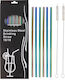 Rainbow Straw Metal Multicolour 1pcs