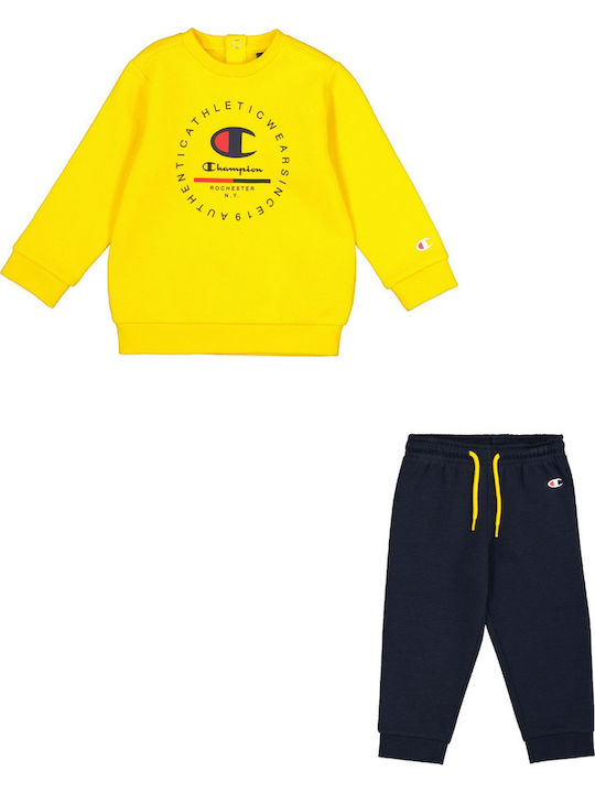 Παιδικό Σετ Φόρμας Με Μπλούζα Yellow 2τμχ