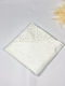Velvet White Βρεφική Κάπα-Μπουρνούζι με Κουκούλα Peony 70x70εκ.